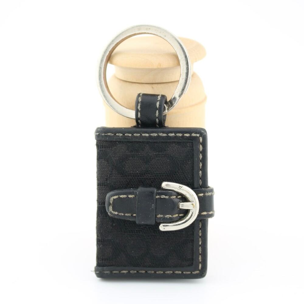 Coach Y2K Signature Mini Photo Frame Keychain Leather Buckle Charm - Picture 6 of 8